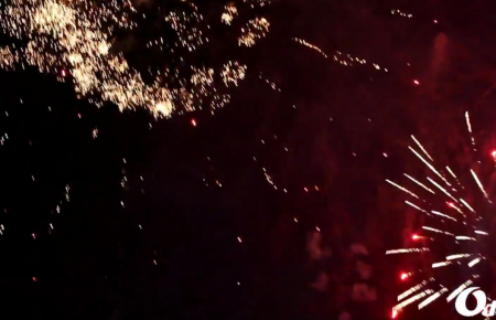 Новорічний салют в Одесі - яскраве відео