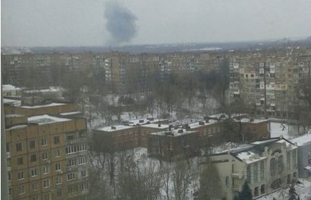 Свідки повідомляють про вибух у Донецьку — фото