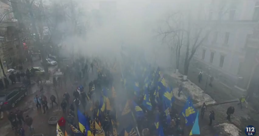 "Марш Гідності" в Києві зняли з квадрокоптера (ВІДЕО)
