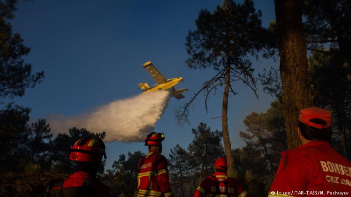 Як в Португалії гасять масштабну пожежу (ФОТО)