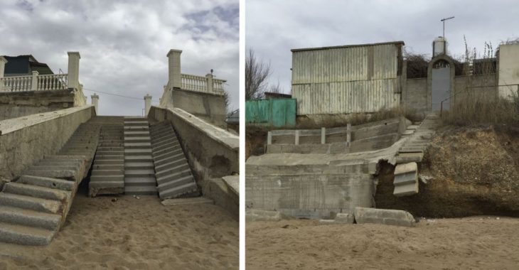 Незаконне видобування піску в Криму: сушу заповняє вода (ВІДЕО) Незаконне видобування піску в Криму: сушу заповняє вода (ВІДЕО)