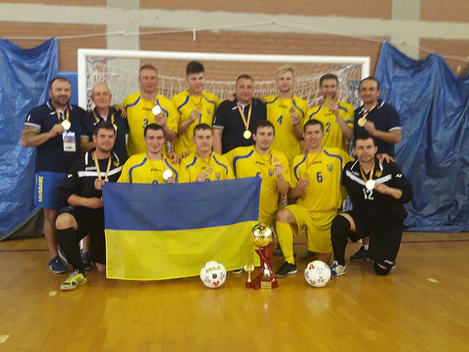 Українська збірна стала чемпіоном світу з футзалу серед гравців із вадами зору