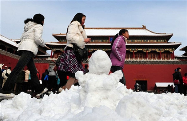 У Китаї випав сніг (ФОТО)