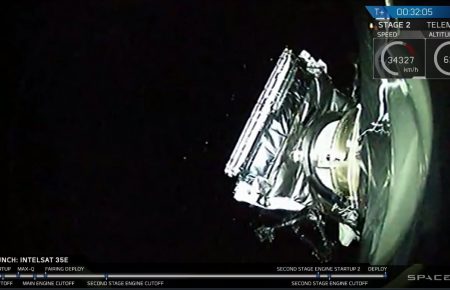 Space X вивела Falcon 9 із новітнім супутником на орбіту (ВІДЕО)