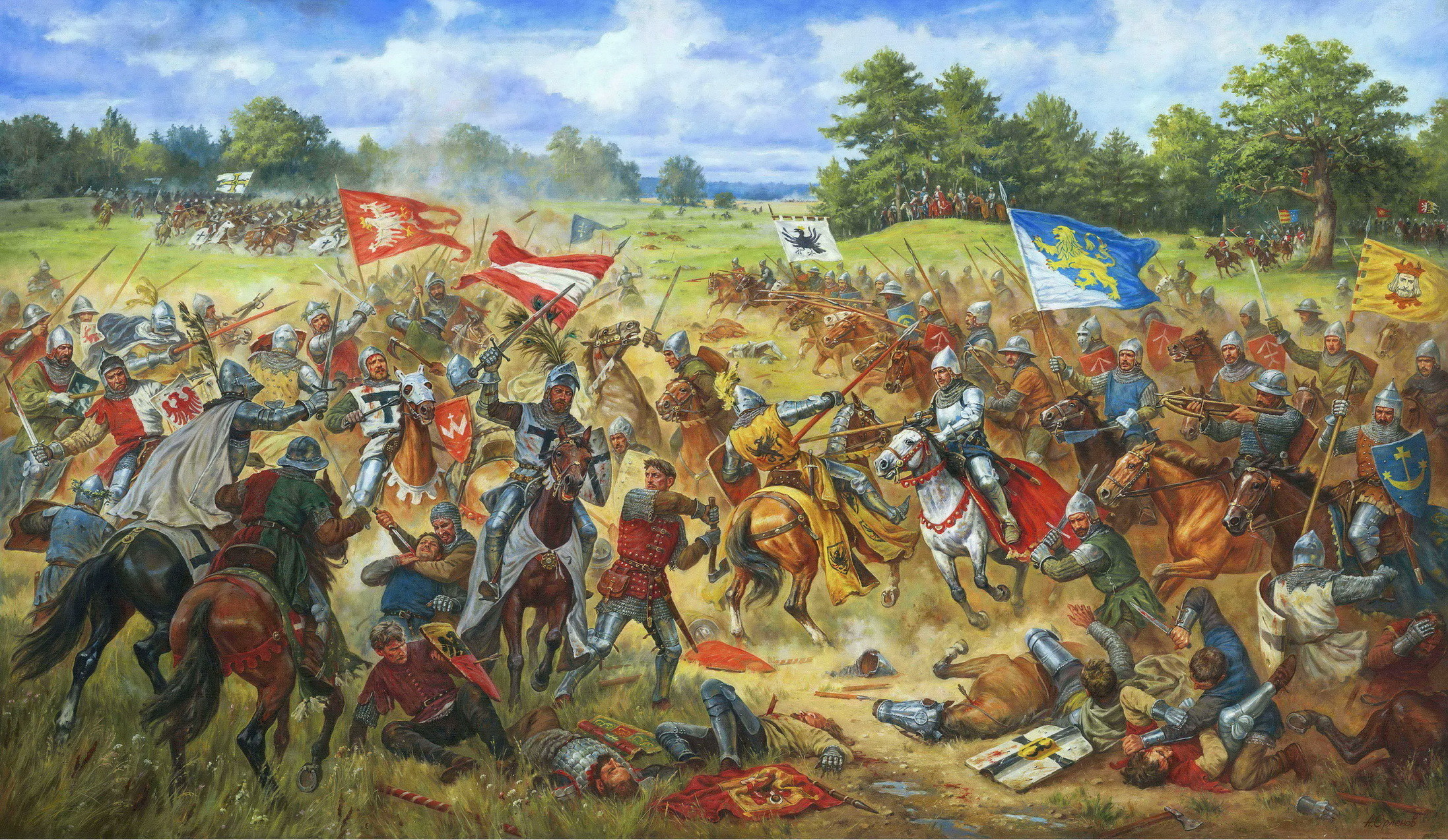 Грюнвальдська битва 1410 року: хто з ким і за що воював?