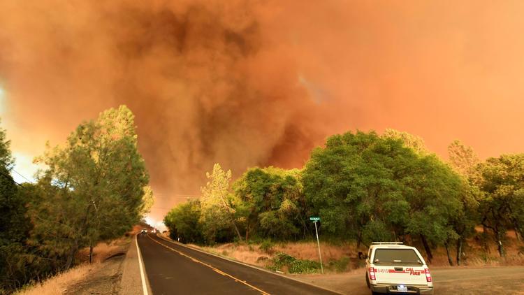 У Каліфорнії евакуювали близько 8 000 людей через лісові пожежі (ФОТО, ВІДЕО)