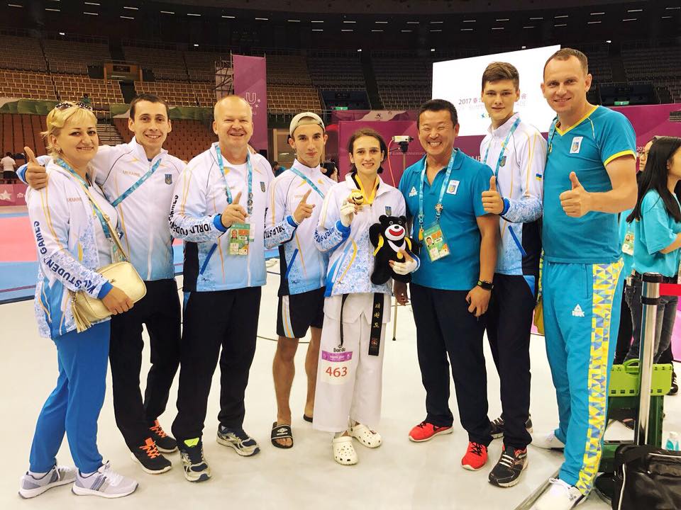 Українська спортсменка вперше завоювала золоту медаль з тхеквондо на Універсіаді
