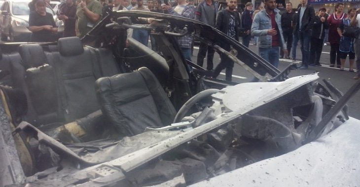 Вибух автомобіля в Києві: фоторепортаж Вибух автомобіля в Києві: фоторепортаж