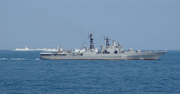 Завтра Росія і Китай розпочнуть спільні військові навчання «Морська взаємодія» Завтра Росія і Китай розпочнуть спільні військові навчання «Морська взаємодія»