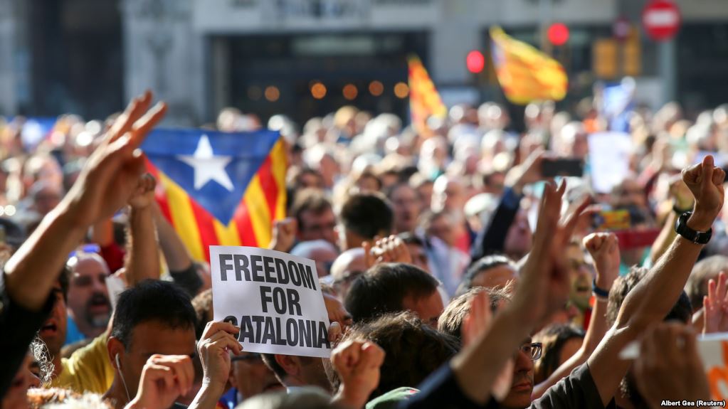 У Барселоні спалахнули протести після затримання каталонських чиновників (ВІДЕО)