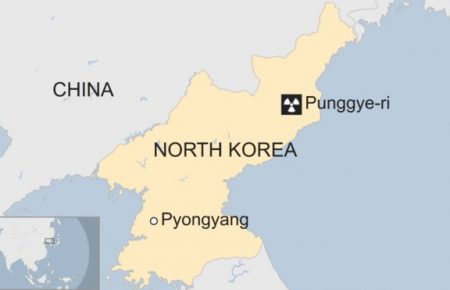 В Північній Кореї стався землетрус магнітудою 3,4 бали