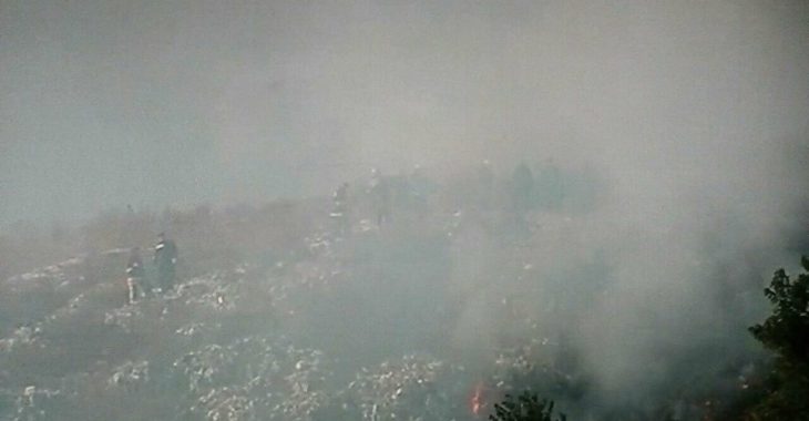 На Грибовицькому сміттєзвалищі сталася нова пожежа На Грибовицькому сміттєзвалищі сталася нова пожежа
