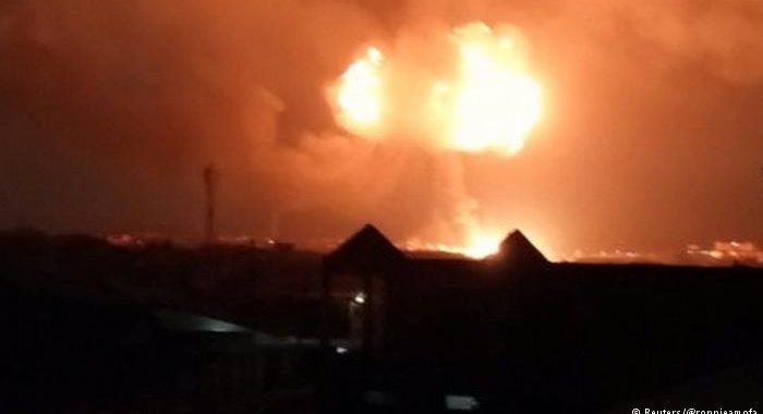 Вибух в Гані: точна кількість загиблих та поренених невідома (ВІДЕО) Вибух в Гані: точна кількість загиблих та поренених невідома (ВІДЕО)