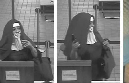 У США двох жінок підозрюють у спробі пограбування банку у костюмах черниць
