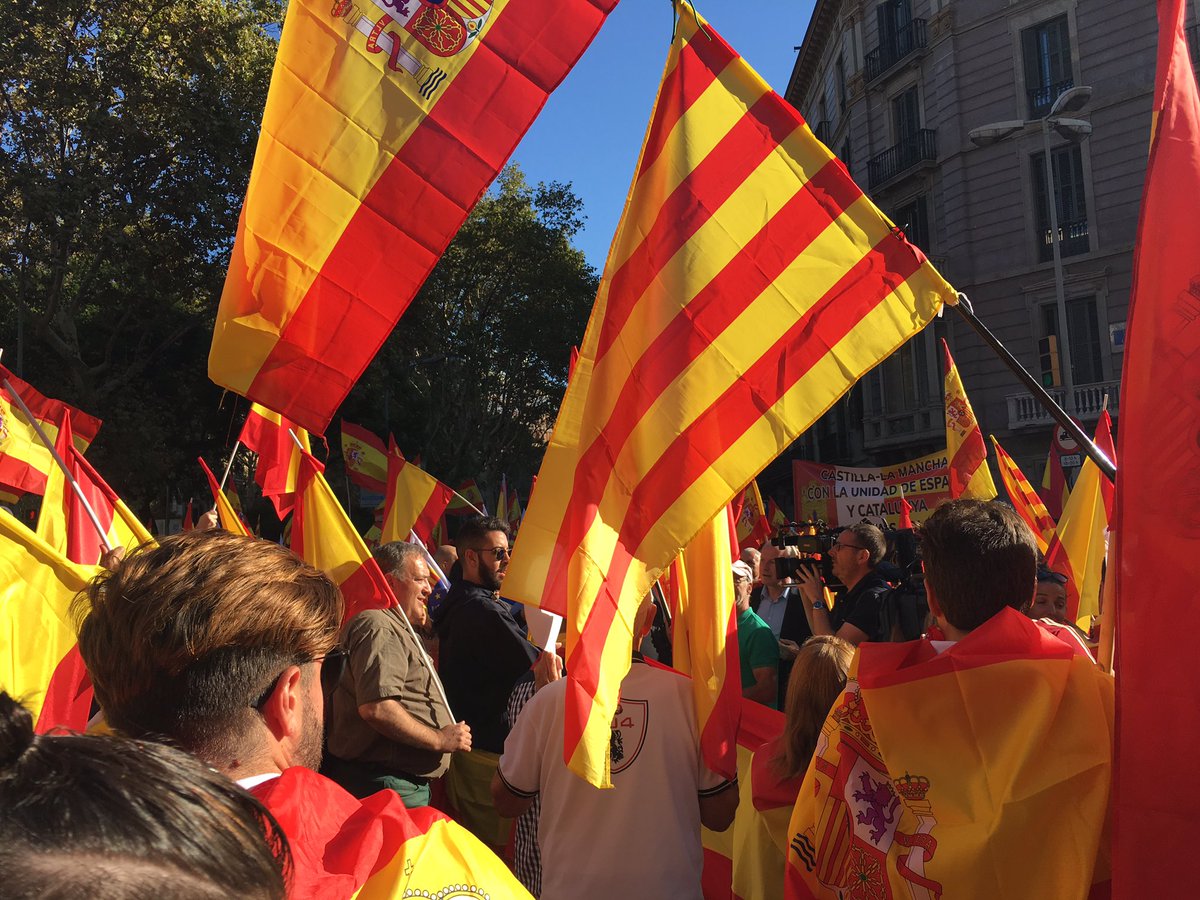 В Іспанії протестують проти незалежності Каталонії (ФОТО, ВІДЕО)