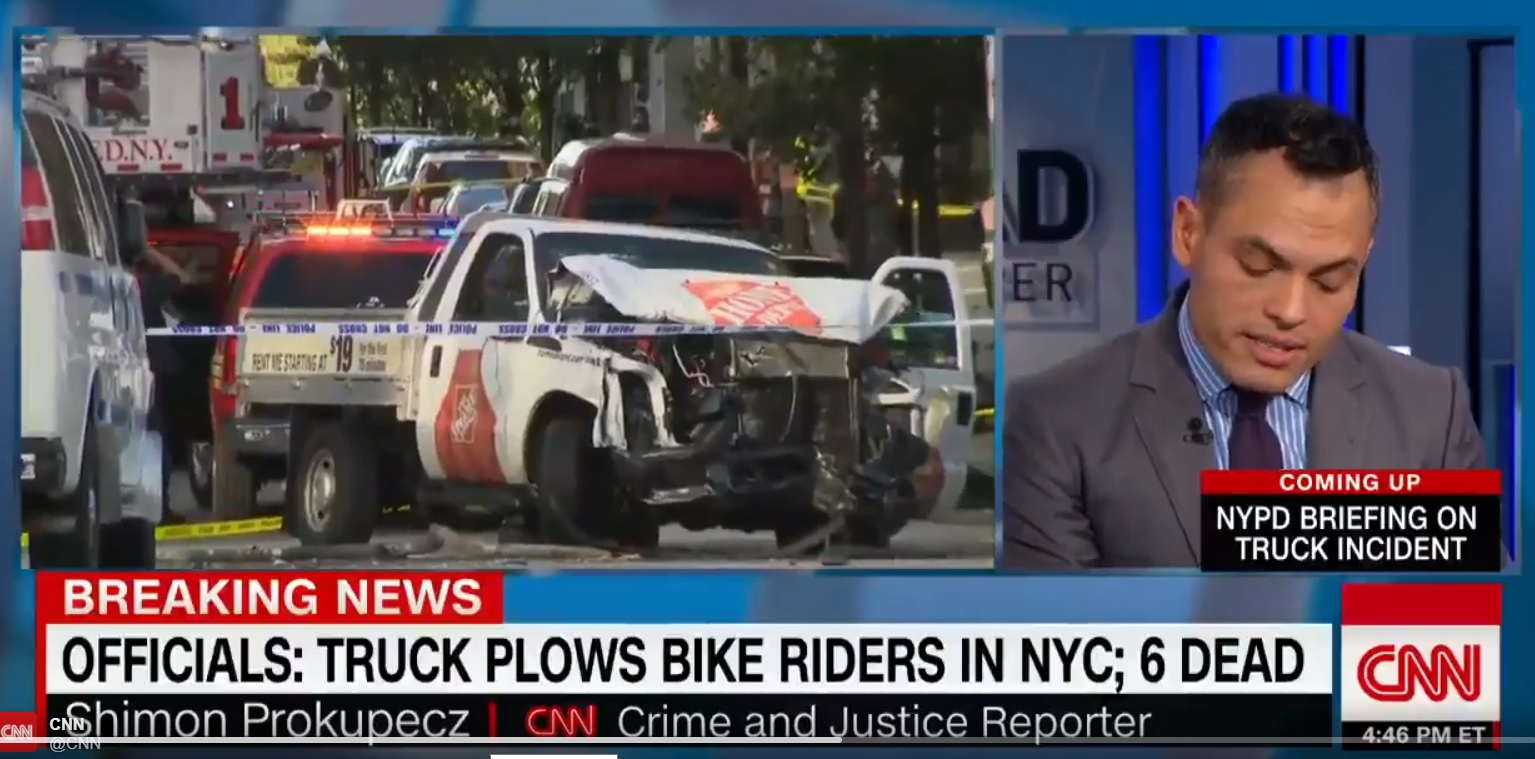 Наїзд на велосипедистів у Нью-Йорку ФБР називає терактом - CNN (ВІДЕО)