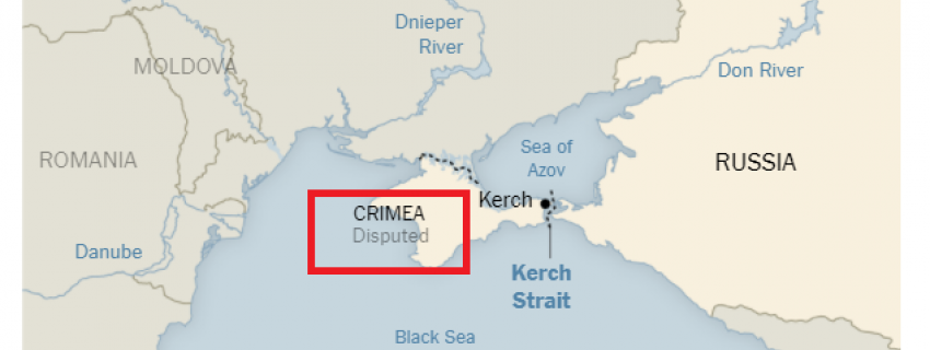 The New York Times прокоментувала карту зі «спірним» Кримом
