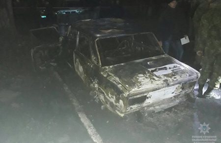 На Дніпропетровщині невідомі стріляли у авто поліції із РПГ