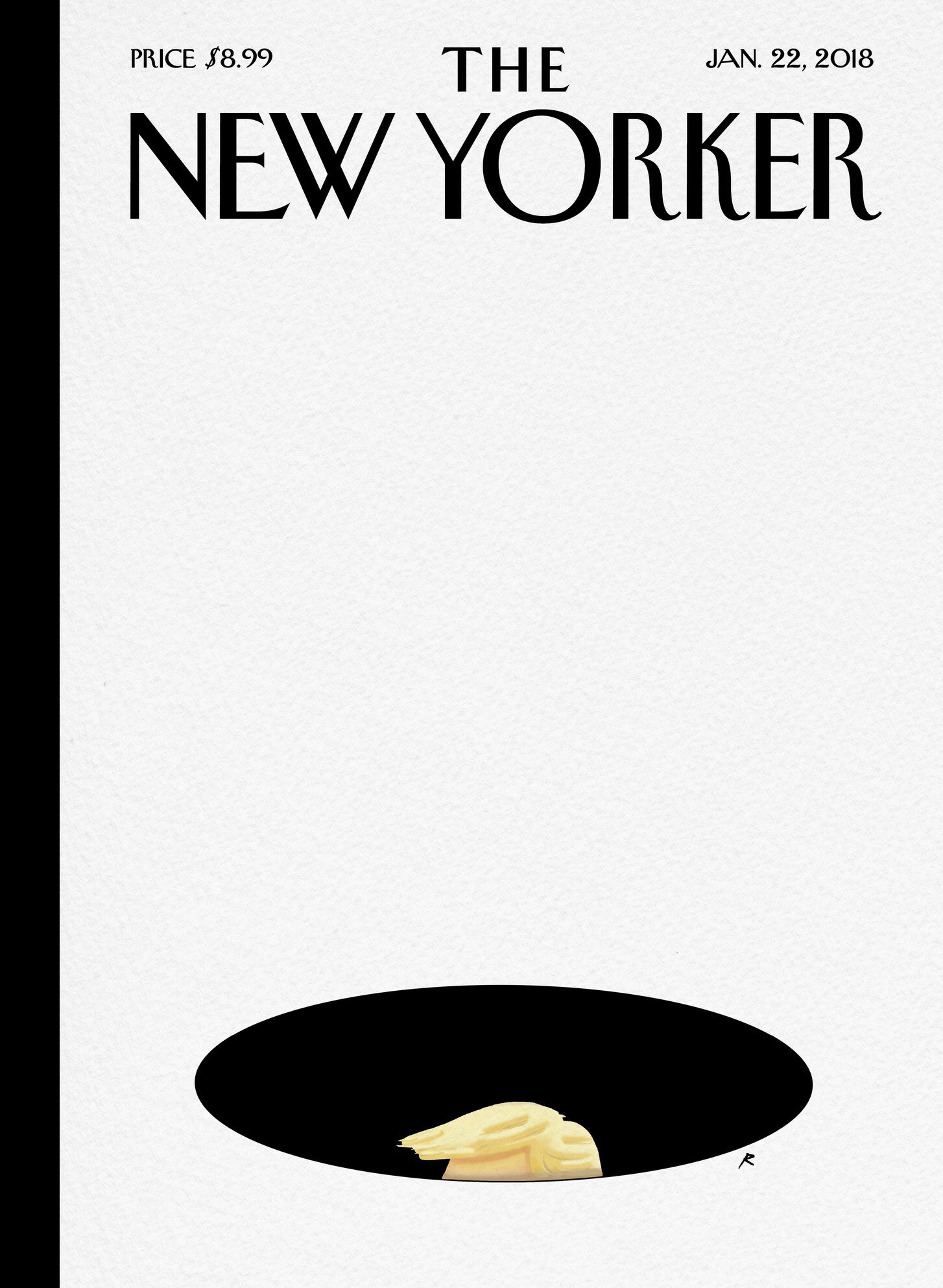 Трамп «у дірі» на обкладинці New Yorker