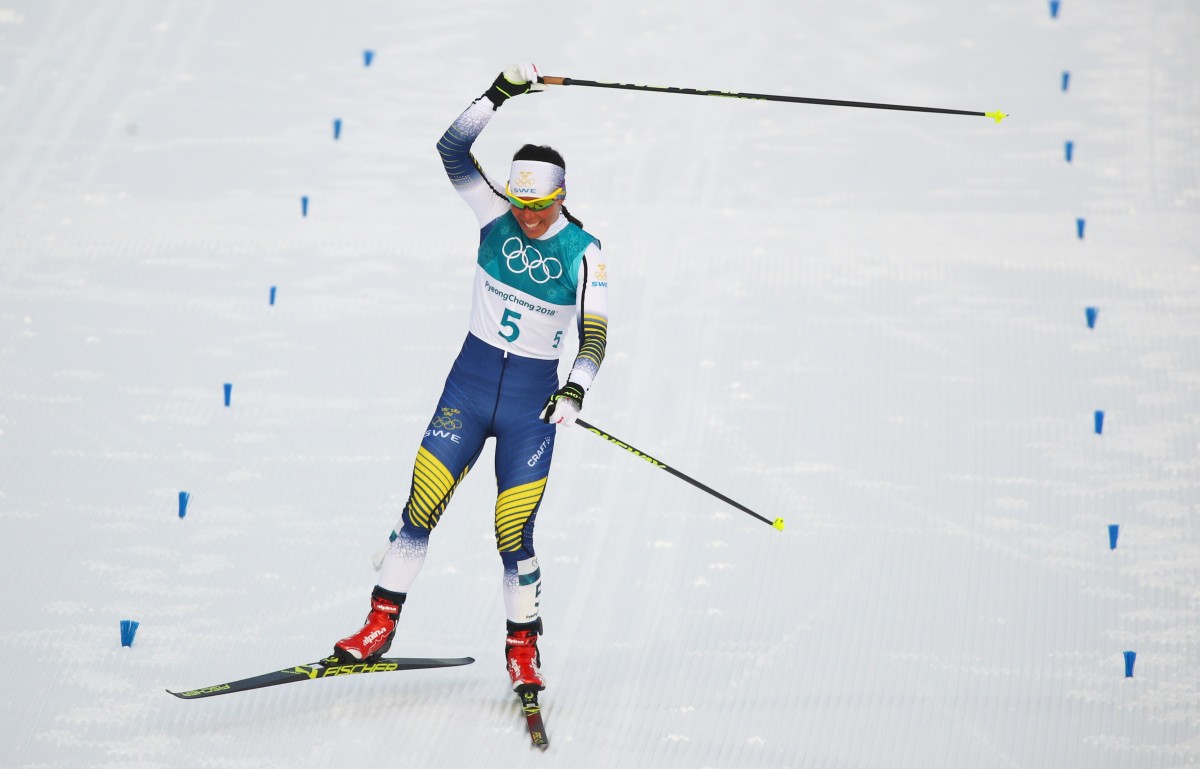 Перше «золото» зимової Олімпіади виборола шведська лижниця