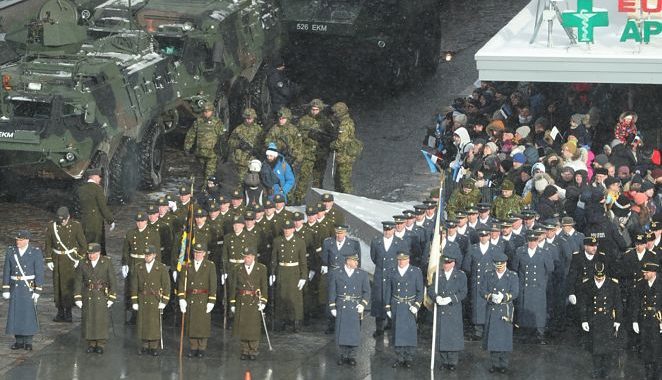 Естонія святкує 100 років державності. У параді беруть участі українські військові (ФОТО) Естонія святкує 100 років державності. У параді беруть участі українські військові (ФОТО)