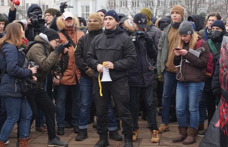«Слава нації», молитви та рок-н-рол. У Києві пройшла акція «Свободу архітекторам» (ФОТО)