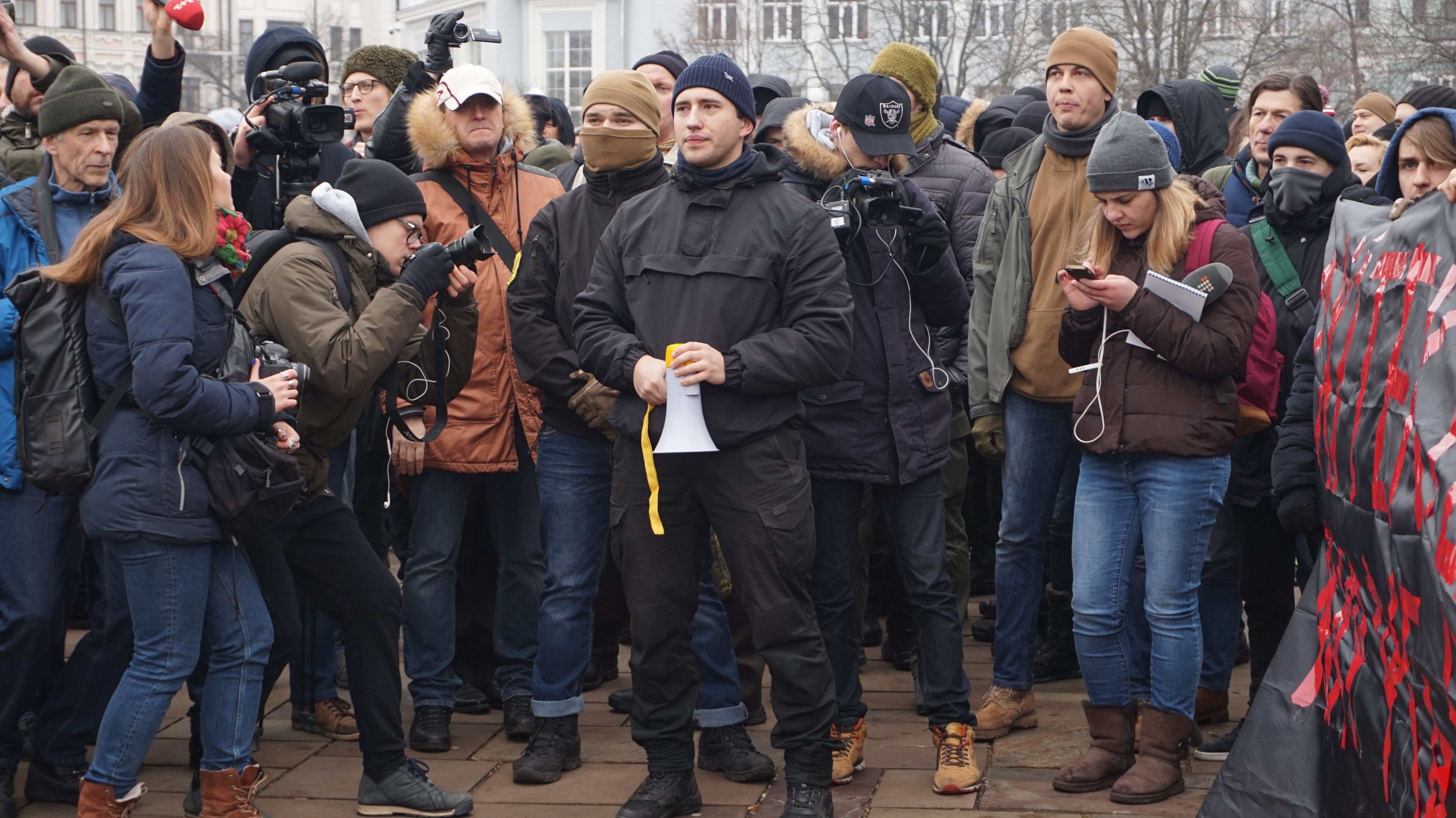 «Слава нації», молитви та рок-н-рол. У Києві пройшла акція «Свободу архітекторам» (ФОТО)