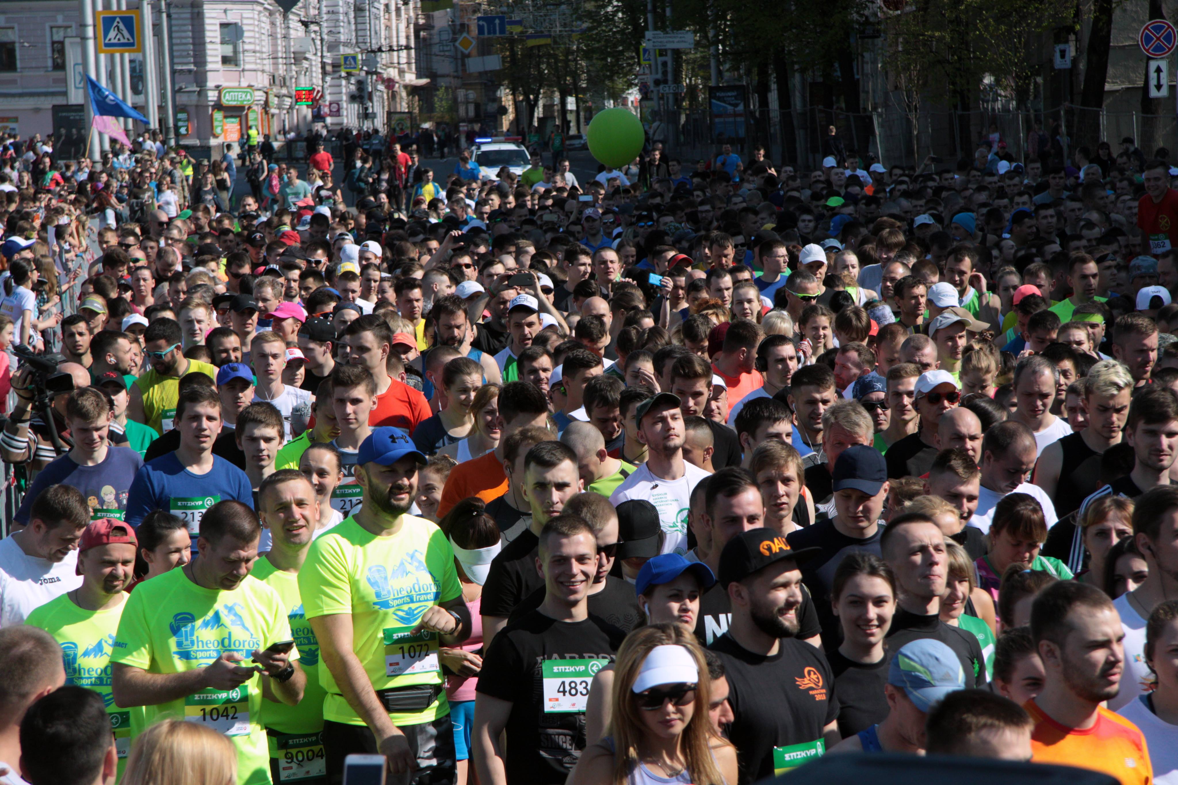В Харкові проходить V міжнародний марафон. Наймолодшому учаснику 5 років (ФОТО)