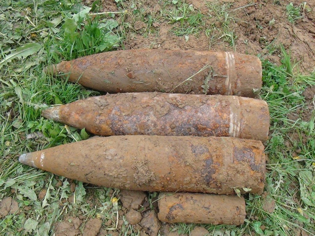 У Києві знайшли 27 боєприпасів часів Другої світової війни