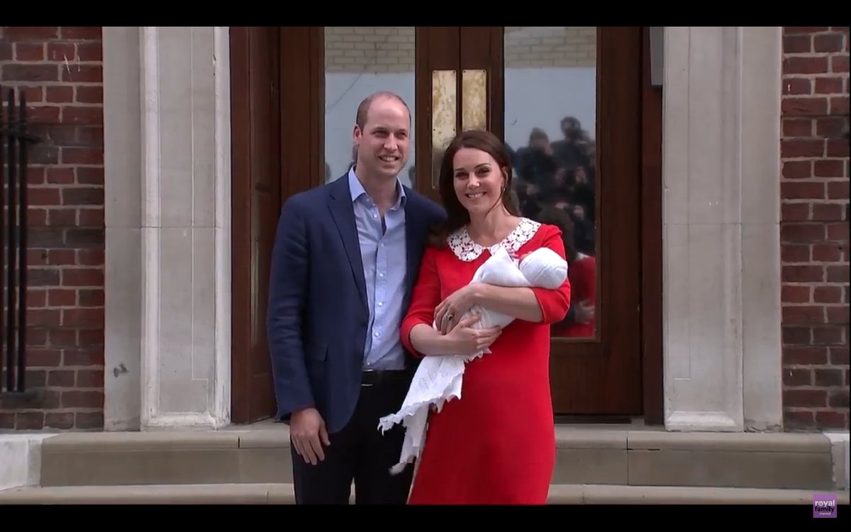 Кейт Міддлтон показала новонародженого принца(ВІДЕО,ФОТО)