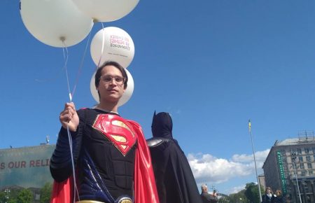 «Супергерої» закликали киян вакцинувати своїх дітей(ФОТО )