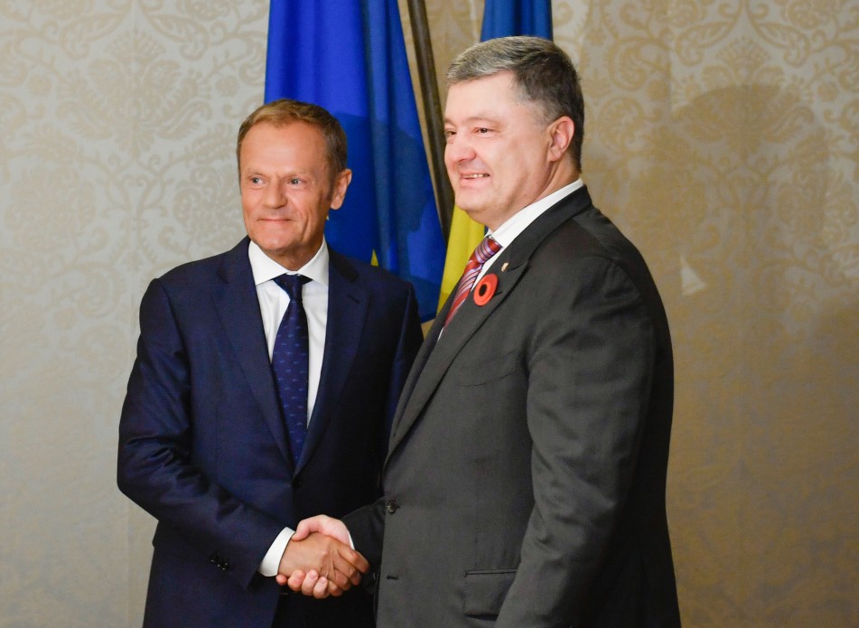 Порошенко домовився з Туском про проведення саміту Україна-ЄС