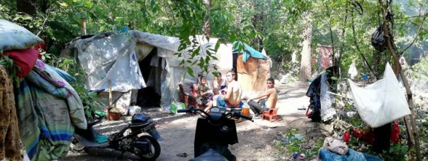 Поліція розслідує розгром ромського табору у Голосіївському парку як хуліганство