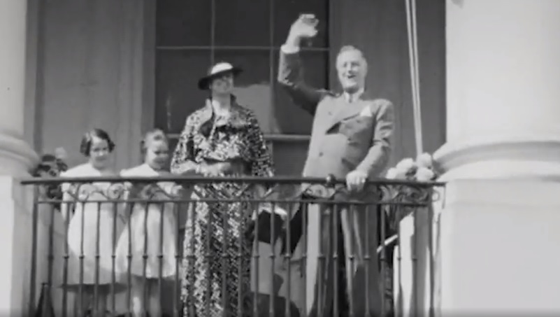 У США опублікували відео, на якому президент Рузвельт виступає стоячи (ВІДЕО)