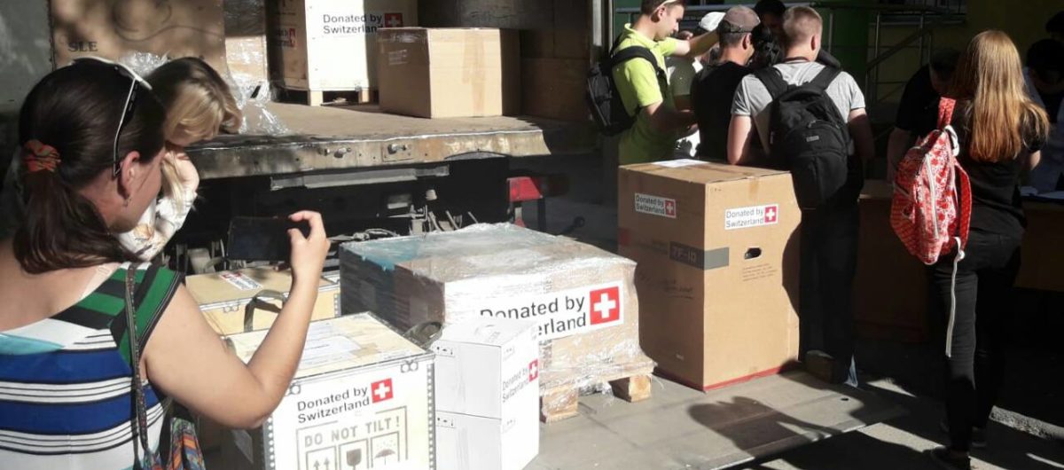 Швейцарія передасть на Донбас реагенти для очистки води та медичне обладнання
