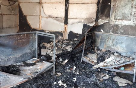 В Ужгороді в будівлі колишнього пологового будинку сталася пожежа (ФОТО)