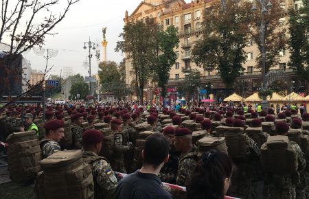 На Хрещатику триває репетиція параду до Дня незалежності України (ФОТО)