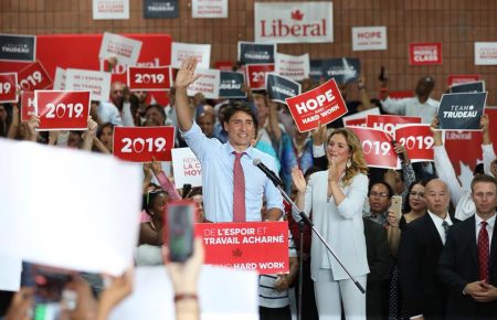 Прем’єр-міністр Канади Джастін Трюдо братиме участь у парламентських виборах 2019 року