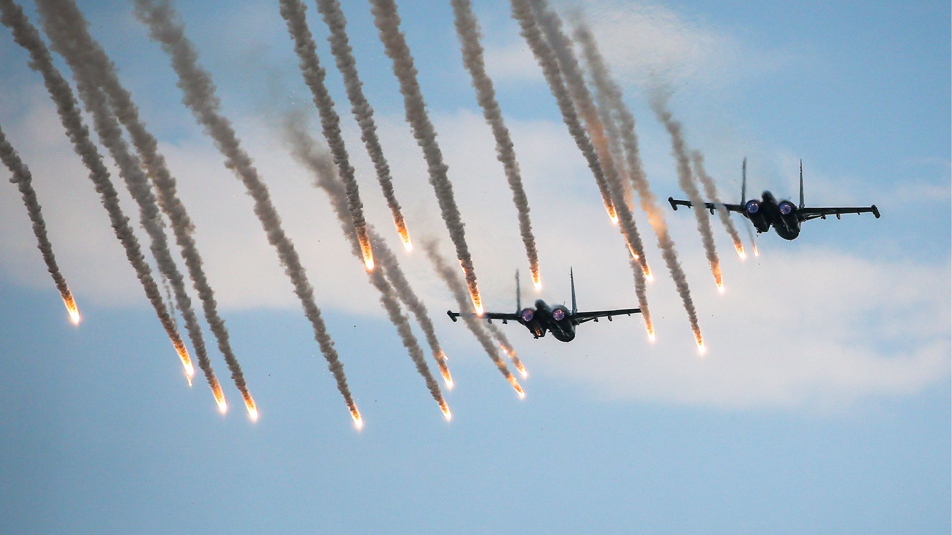Масштабні військові навчання в Росії та Криму: 50 літаків, кораблі та ракети