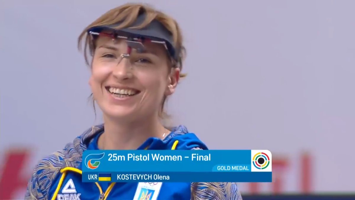 Українка Костевич перемогла на чемпіонаті світу з кульової стрільби