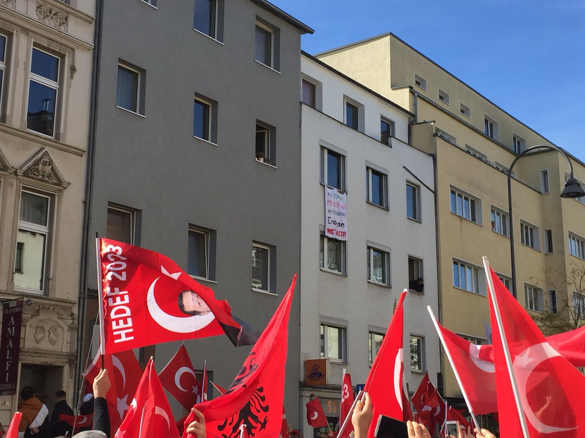 У Кельні тривають протести через приїзд турецького президента Ердогана