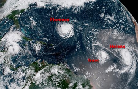 Ураган «Флоренс» наближається: у трьох штатах США оголосили режим надзвичайного стану
