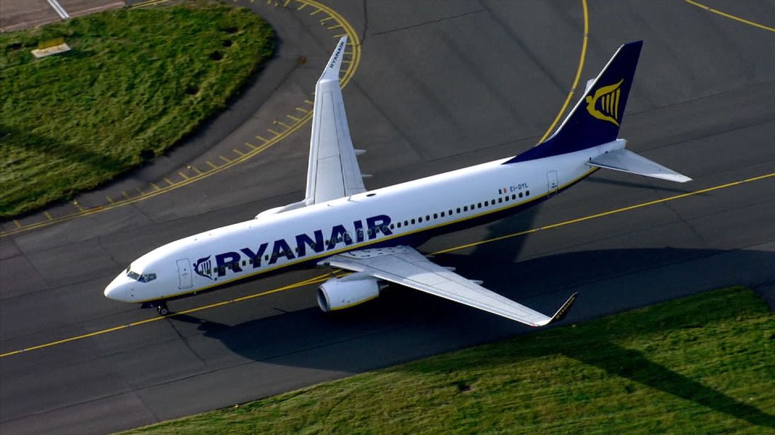 Перший рейс Ryanair вилетів з «Борисполя»