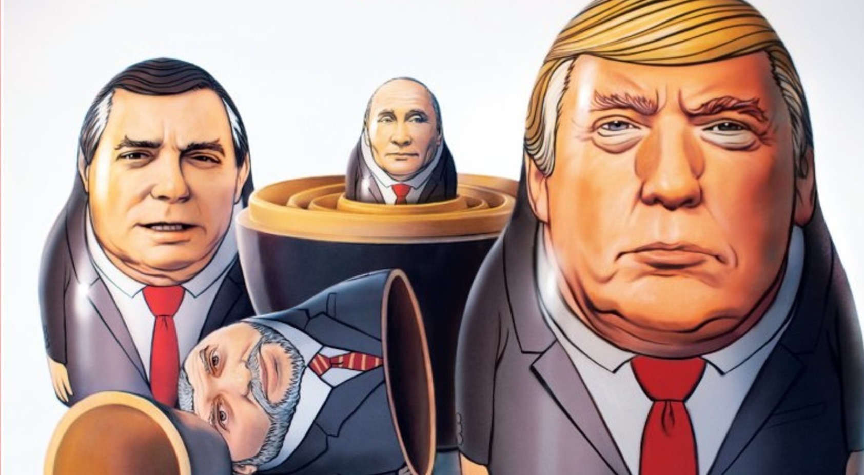 На обкладинці журналу Тime зобразили Трампа та Путіна у вигляді матрьошок