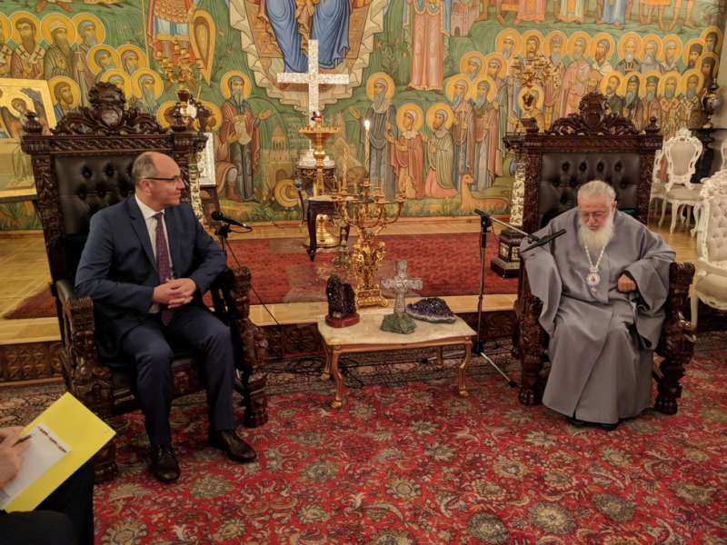 Парубій обговорив автокефалію із патріархом Грузинської православної церкви