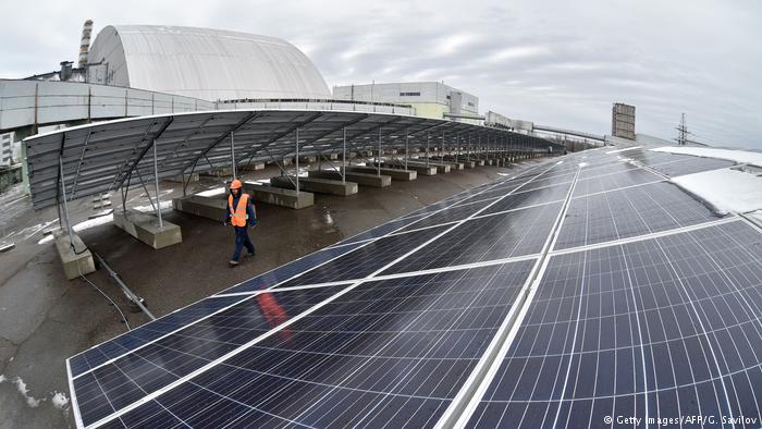 У Чорнобильській зоні запрацювала перша сонячна електростанція