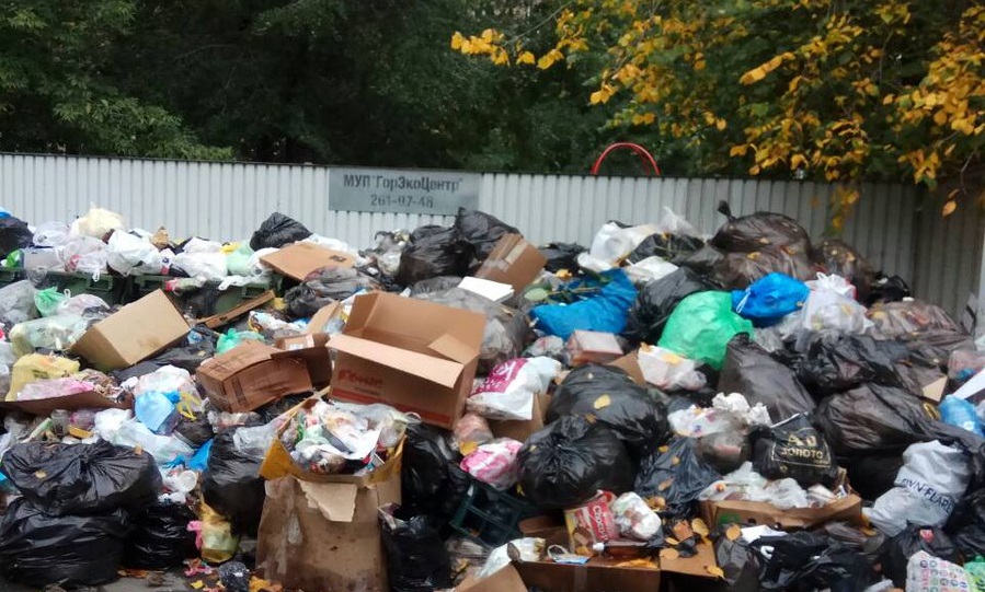 У Челябінську активісти «викинули» себе на смітник, протестуючи проти сміттєвого колапсу