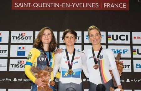 Українки вибороли «бронзу» та «срібло» на змаганнях з велотреку у Франції