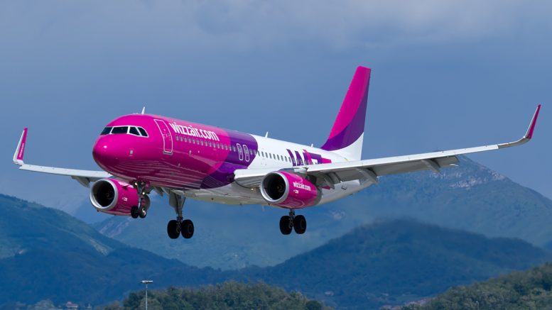 Wizz Air зменшить габарити безкоштовної ручної поклажі