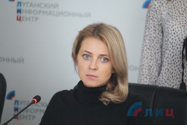 Депутатка Держдуми РФ Наталія Поклонська приїхала до Луганська, щоб знятися у фільмі